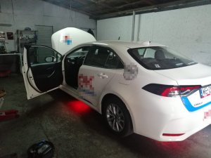 odzyskana przez policjantów toyota