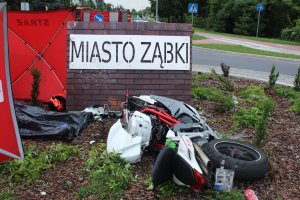 miejsce zdarzenia drogowego ze skutkiem śmiertelnym