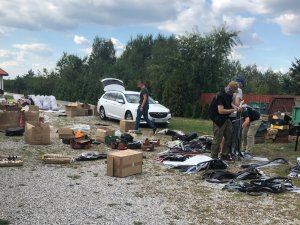 zabezpieczone przez funkcjonariuszy podróbki