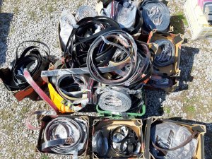 zabezpieczone przez funkcjonariuszy podróbki