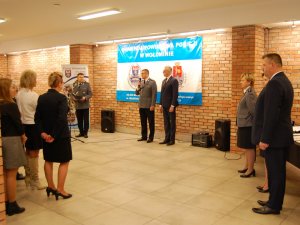 uroczyste obchody Dnia Pracownika Cywilnego w KPP Wołomin