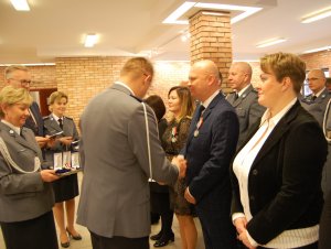 uroczyste obchody Dnia Pracownika Cywilnego w KPP Wołomin