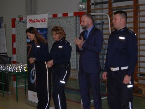 "Jesteś widoczny, jesteś bezpieczny” z uczniami Szkoły Podstawowej w Guzowatce