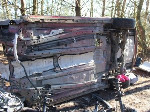 miejsce ujawnienia demonażu skradzionego pojazdu