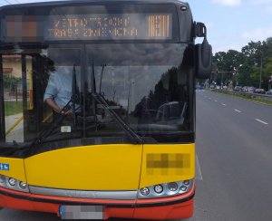 uszkodzony autobus miejski
