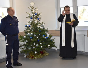 Spotkanie wigilijne w Komendzie Powiatowej Policji w Wołominie