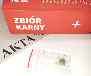Ujawnione przy zatrzymanym narkotyki