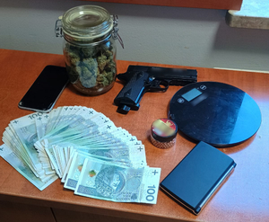 Zabezpieczone przez policjantów przedmioty