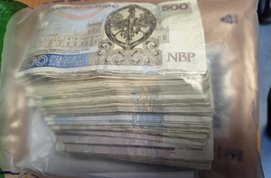 zabezpieczona gotówka