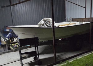 Skradziona przyczepka i łódka