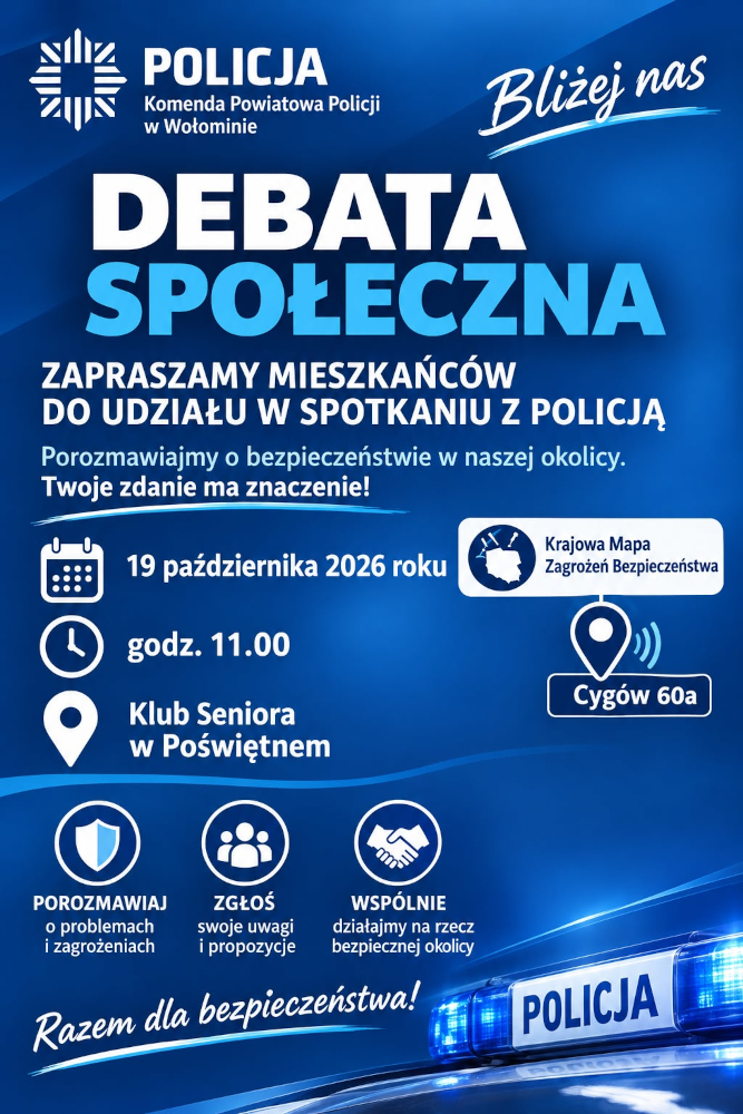 Debata społeczna ewaluacyjna dla mieszkańców Poświętnego